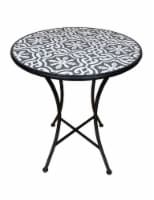 HD Designs Outdoors Bistro Table - Gray Tile Perspective: Main