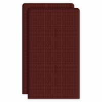 Dash of That Solid Basketweave Kitchen Towel Set - Red Perspective: Main