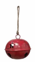 Holiday Home Jingle Bell Christmas Ornament - Red