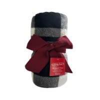 Holiday Home® Microplush Throw - Timberline Plaid Perspective: Main