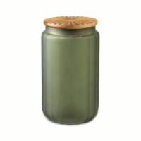 SDS for HD Designs Frosted Glass Canister - Green Perspective: Main