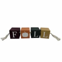 Holiday Home Thanksgiving Fall Block Table Decor Perspective: Main