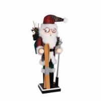 Holiday Home 14" Ski Santa Nutcracker Christmas Decor