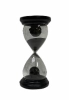 Holiday Home Black Skull Hourglass Halloween Decor Perspective: Main