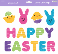 Holiday Home® Easter Happy Easter Gel Cling Perspective: Main