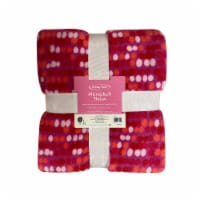 Holiday Home Valentine's® Dots Throw Blanket Perspective: Main