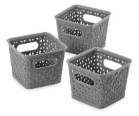 Everyday Living Resin Form Totes - Gray Perspective: Main