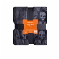 Holiday Home Skullcap Microplush 50x60 Halloween Throw Blanket