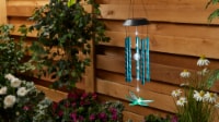 HD Designs Outdoors Solar Chime with Chasing Dragonfly