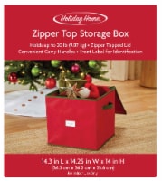 Holiday Home® Zipper Top Large Storage Box Perspective: Main