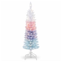 Holiday Home 4' Cremesicle Fir Tree, Ombre Christmas Holiday Décor Perspective: Main