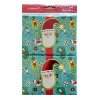 Holiday Home Merry Vibes Only Christmas Gift Card Holder