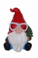 Holiday Home Santa Gnome with LED Glasses Decoration Perspective: Main