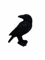 Holiday Home Glitter Crow Outdoor Halloween Decor Perspective: Main