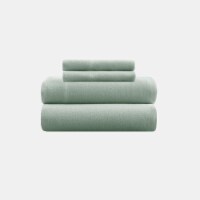 HD Designs Solid Green Flannel Sheet Set