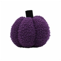 Holiday Home 7.5" Purple Felt Pumpkin Halloween Décor Perspective: Main