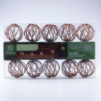 HD Designs Outdoor String Lights-Brown