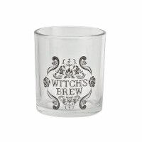 Holiday Home Halloween Witches Brew Double Old Fashioned Glass Perspective: Main