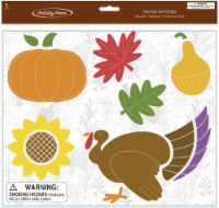 Harvest Home Harvest Icons Thanksgiving Fall Gel Clings Perspective: Main