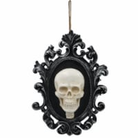 Holiday Home Framed Skull Halloween Wall Decor Perspective: Main