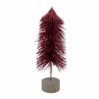 Holiday Home LED Bottle Brush Tree - Red Perspective: Main