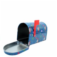 Holiday Home Valentine's® Tin Mailbox - Outer Space Perspective: Main