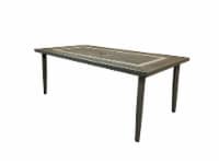 HD Designs Outdoors Adina Hand-Painted Etched Metal Top Dining Table Perspective: Main