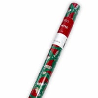 Holiday Home Santa Hats Christmas Gift Wrap