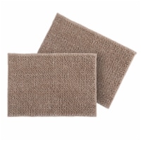 Everyday Living® Polyester Noodle Bathmats - 2 Pack - Cobblestone Perspective: Main