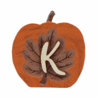 Holiday Home Monogram K Pumpkin Thanksgiving Fall Décor Perspective: Main