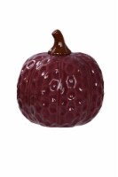 Holiday Home Purple Ceramic Pumpkin Perspective: Main