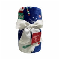 Holiday Home® Microplush Throw - Snow Friends Perspective: Main