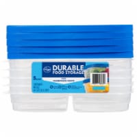 Kroger® BPA-Free Durable Plastic Food Storage Container With Lid - 5 pack