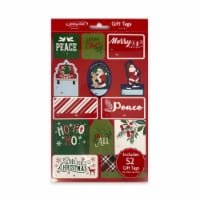 Holiday Home 52ct Yuletide Peel N Stick Christmas Gift Tags
