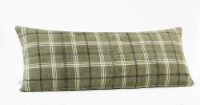 HD Designs Body Pillow Fur Plaid Green Perspective: Main
