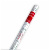 Holiday Home Falling Snow Christmas Gift Wrap