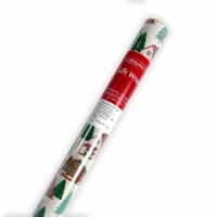 Holiday Home 40" Cozy Cabin Christmas Gift Wrap Perspective: Main