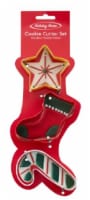 Holiday Home™ Star/Stocking/Candy Cane Cookie Cutter Set Perspective: Main