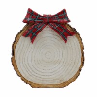 Holiday Home Tree Stump Monogram Christmas Holiday Décor Perspective: Main