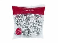 Holiday Home® Bow Bag - Jingle Joy Silver Solids Perspective: Main
