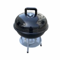 HD Outdoors Portable Charcoal Kettle Grill - Black Perspective: Main