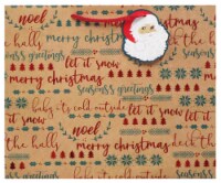 Holiday Home Holiday Sayings Large Vogue Christmas Gift Bag