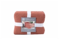 HD Designs® Waffle Duvet Set King  - Pink Perspective: Main