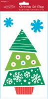 Holiday Home® Trendy Tree Christmas Gel Clings Perspective: Main