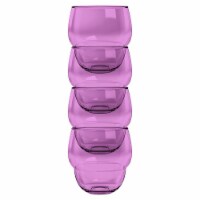HD Designs Outdoors Bubble Stacking Stemless Drinking Cups - Fuschia Perspective: Main