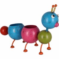 HD Designs Outdoors Blue Caterpillar Metal Planter Perspective: Main