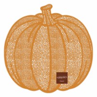 Holiday Home Pumpkin Fall Harvest Vinyl Placemat Perspective: Main