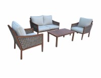 HD Designs Outdoors Patio Furniture Amari Conversation Set Perspective: Main