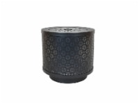 HD Designs Outdoors Small Metal Sunburst Water Fountain - Black Perspective: Main