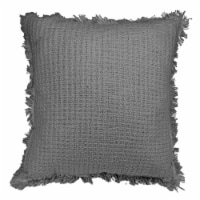 HD Designs Basket Weave Decor Pillow - Gray